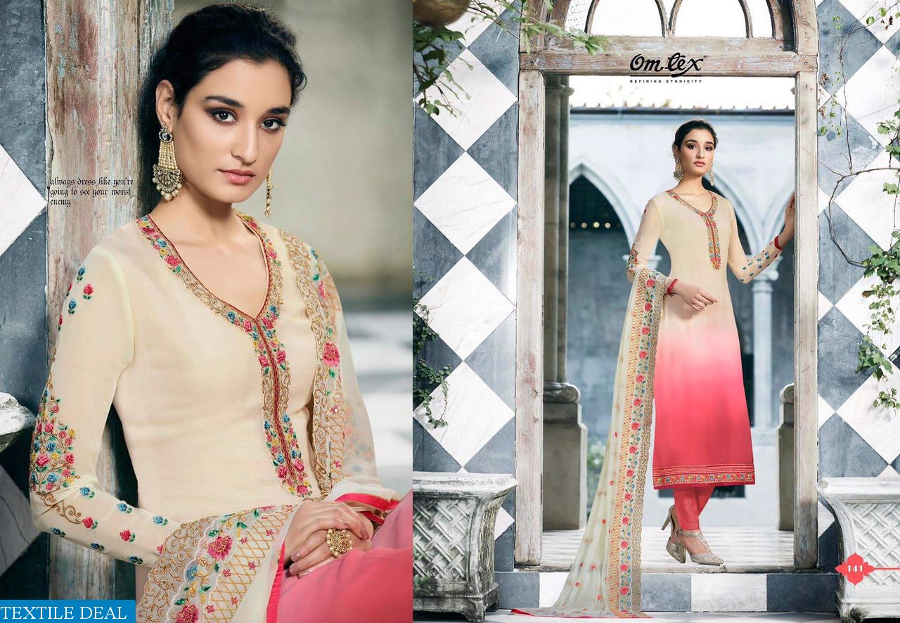 Omtex Queen Wholesale Embroidered Suits textiledeal.in